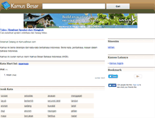 Tablet Screenshot of kamusbesar.com